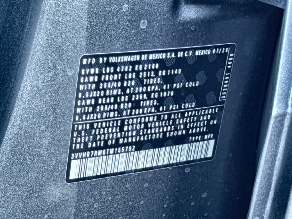 2026 Volkswagen Tiguan SE R-Line Black