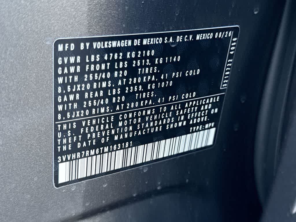 2026 Volkswagen Tiguan SE R-Line Black
