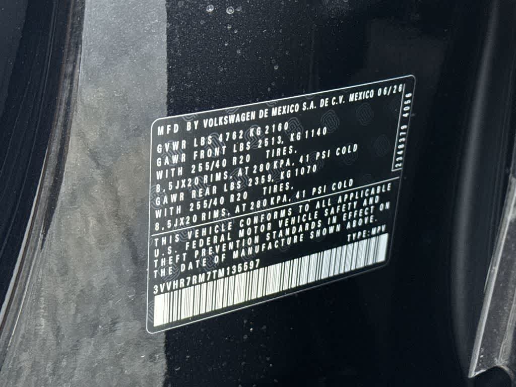 2026 Volkswagen Tiguan SE R-Line Black