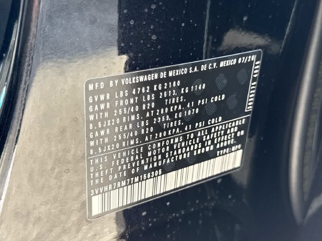 2026 Volkswagen Tiguan SE R-Line Black