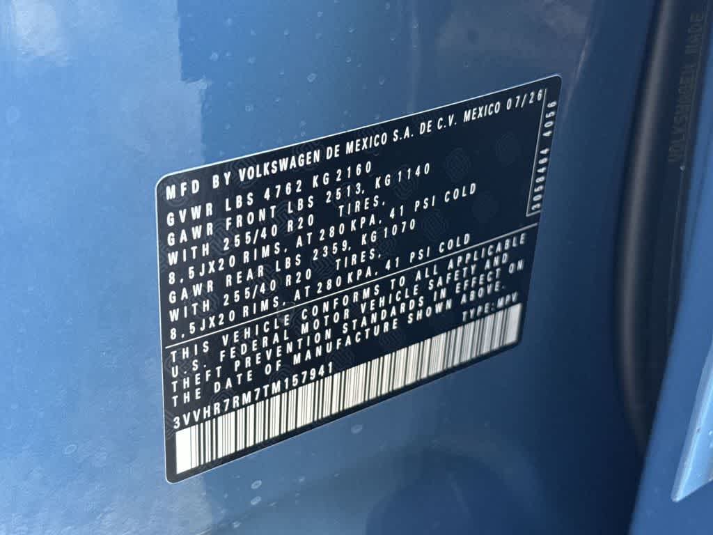 2026 Volkswagen Tiguan SE R-Line Black
