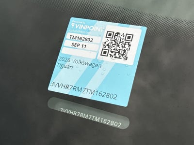 2026 Volkswagen Tiguan SE R-Line Black