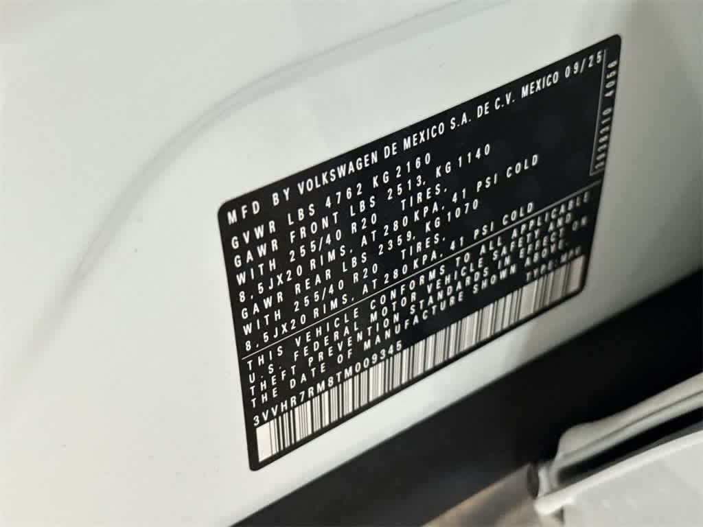 2026 Volkswagen Tiguan SE R-Line Black