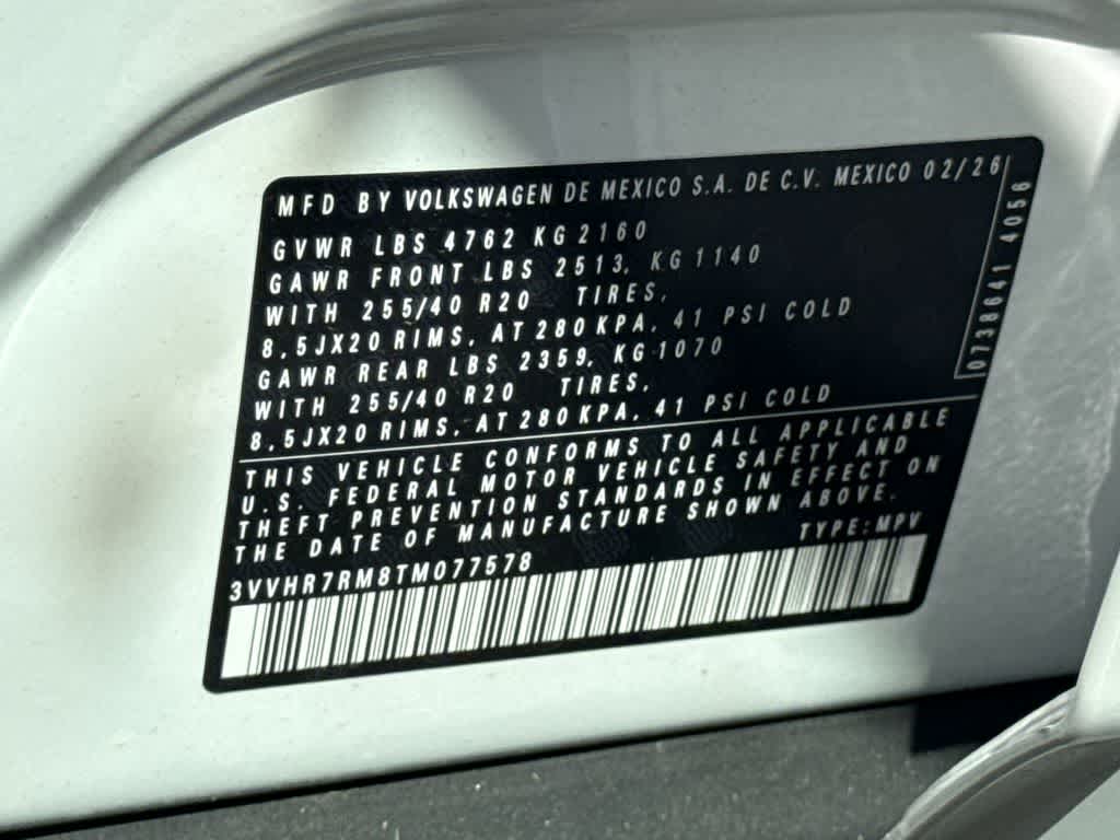 2026 Volkswagen Tiguan SE R-Line Black