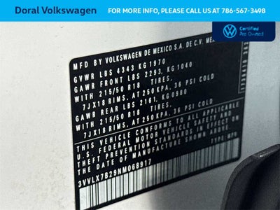 2022 Volkswagen Taos SE