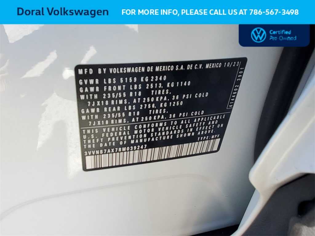 2024 Volkswagen Tiguan SE