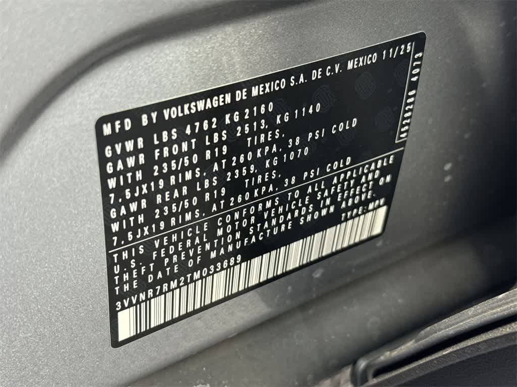 2026 Volkswagen Tiguan SE