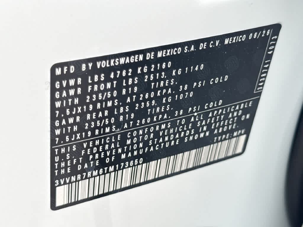 2026 Volkswagen Tiguan SE