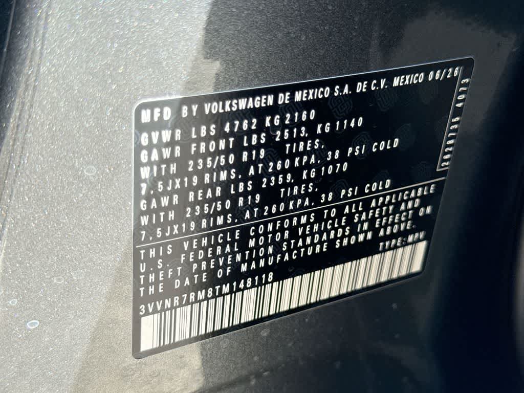 2026 Volkswagen Tiguan SE