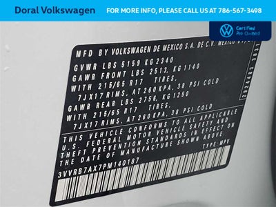 2023 Volkswagen Tiguan S