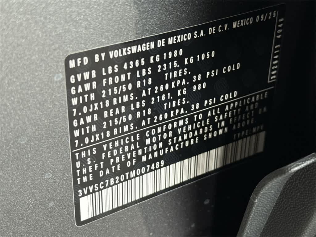 2026 Volkswagen Taos SE