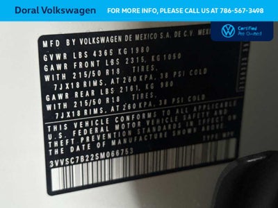 2025 Volkswagen Taos SE