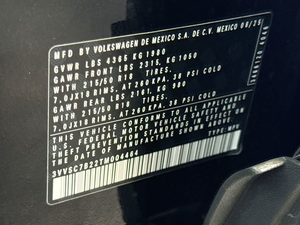 2026 Volkswagen Taos SE