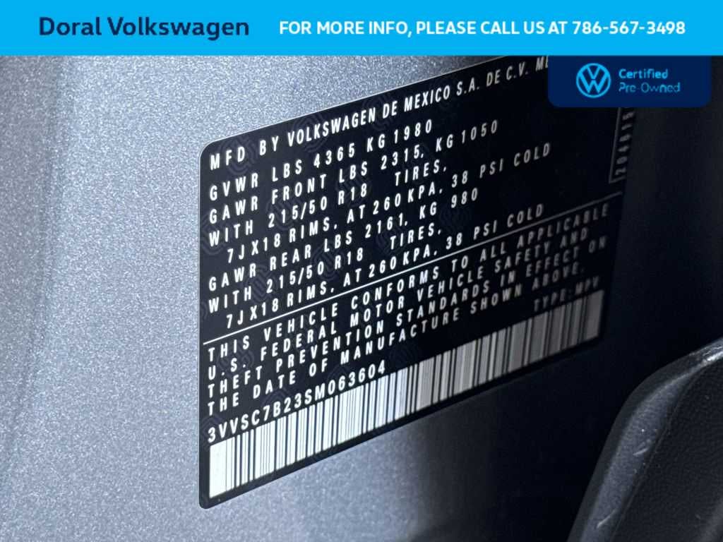 2025 Volkswagen Taos SE