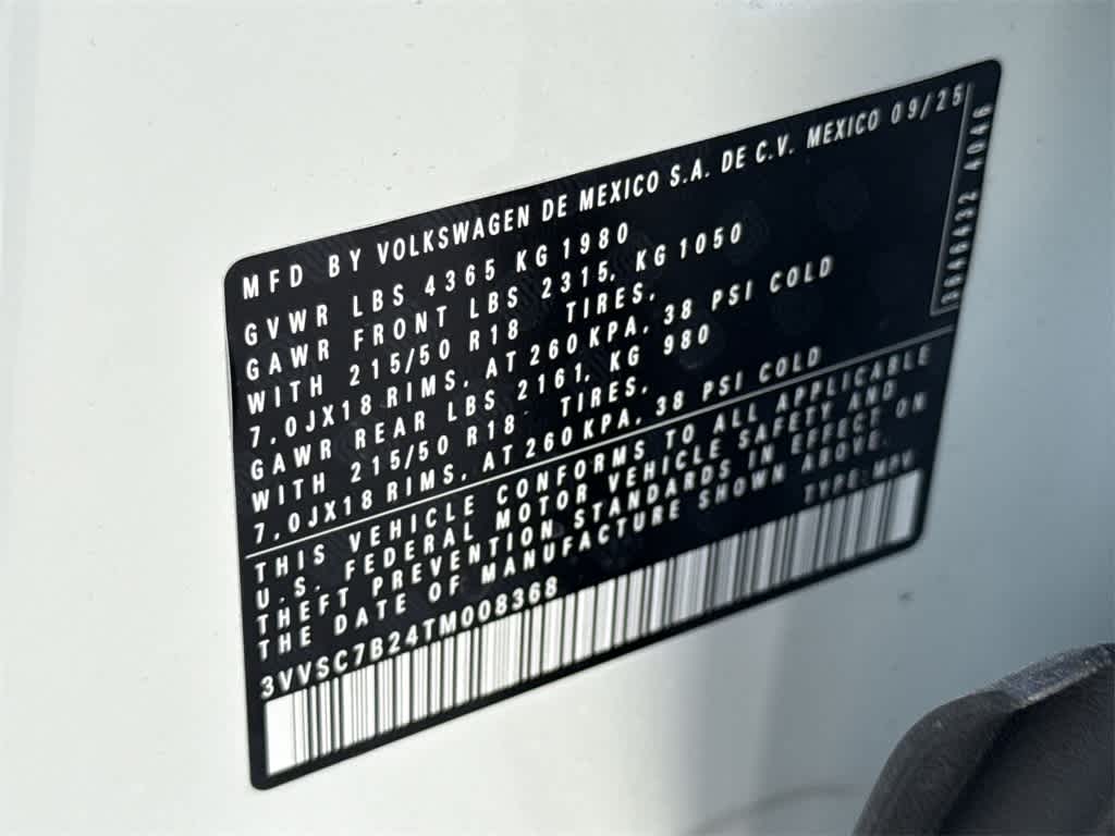 2026 Volkswagen Taos SE