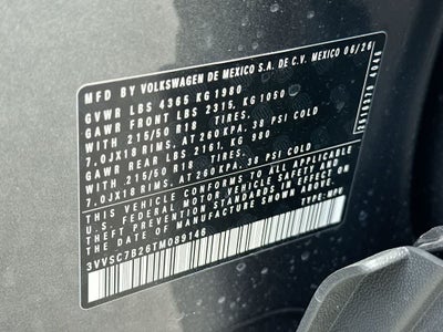 2026 Volkswagen Taos SE