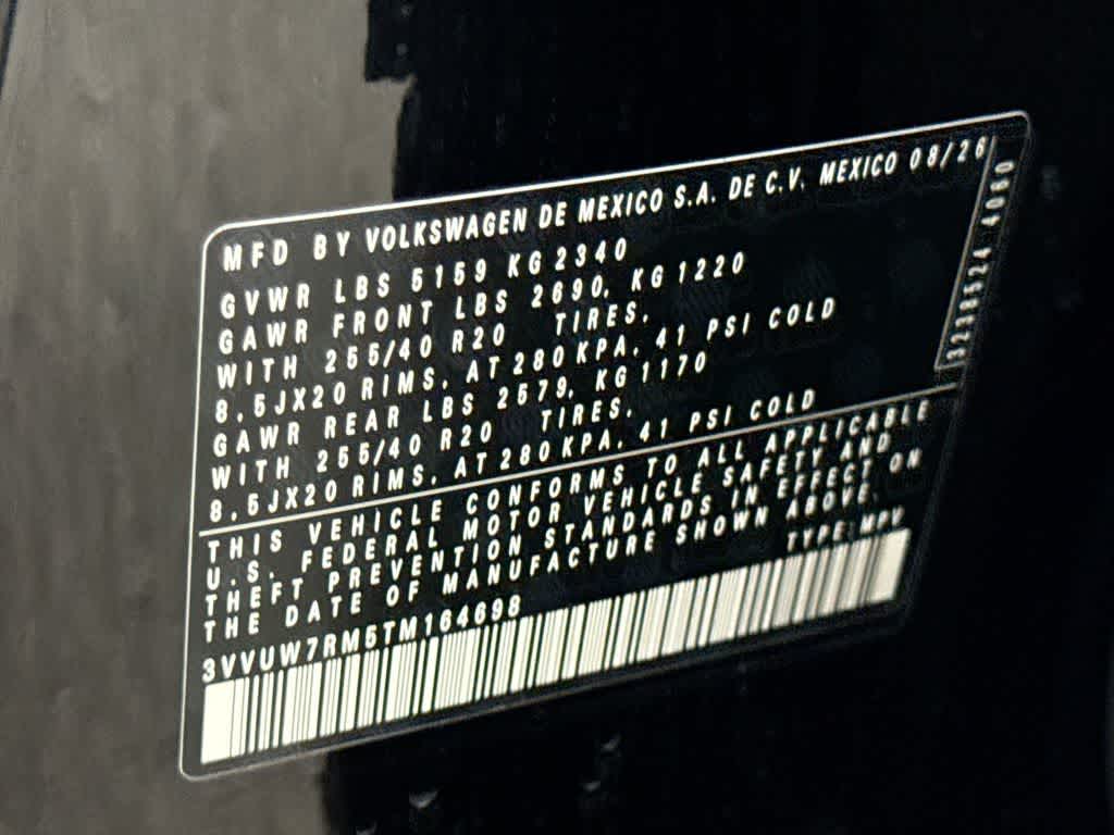 2026 Volkswagen Tiguan SEL R-Line Turbo