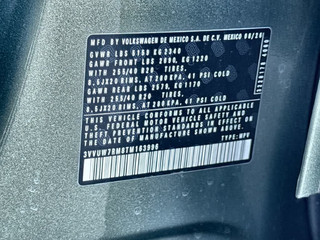 2026 Volkswagen Tiguan SEL R-Line Turbo