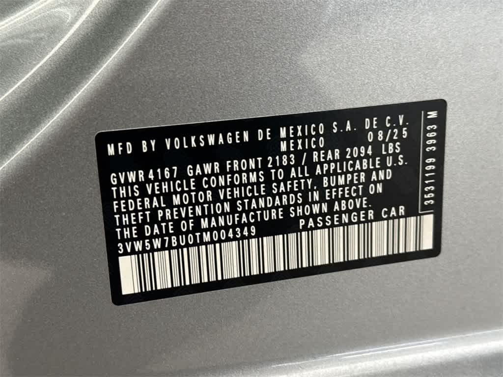 2026 Volkswagen Jetta S