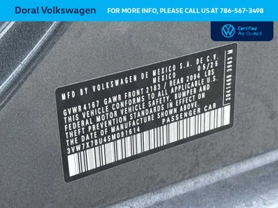 2025 Volkswagen Jetta SE