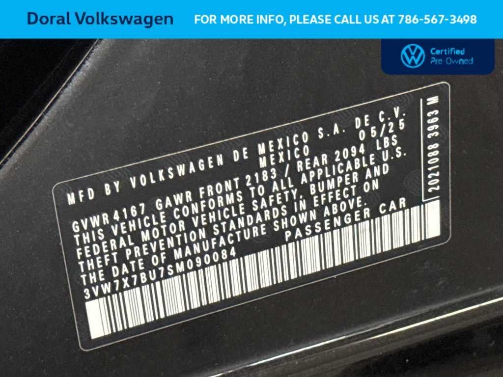 2025 Volkswagen Jetta SE