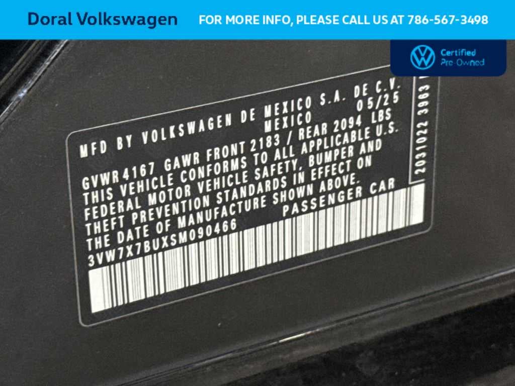 2025 Volkswagen Jetta SE