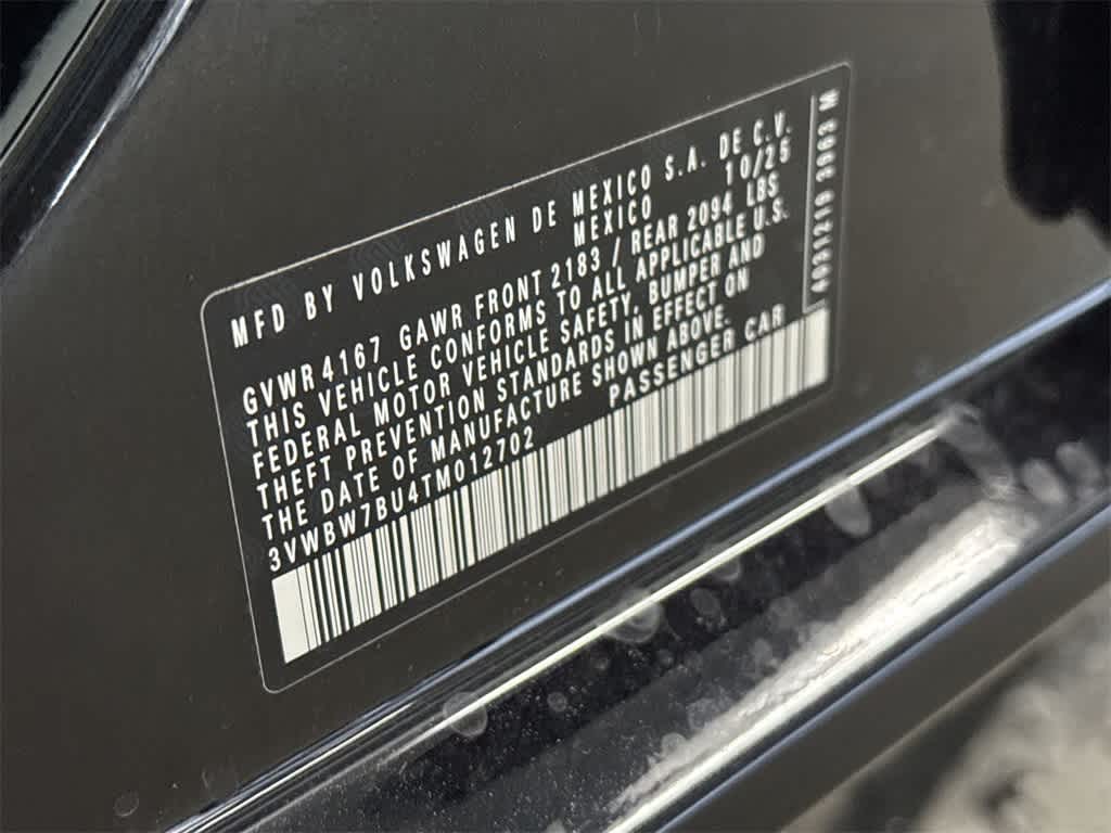 2026 Volkswagen Jetta Sport