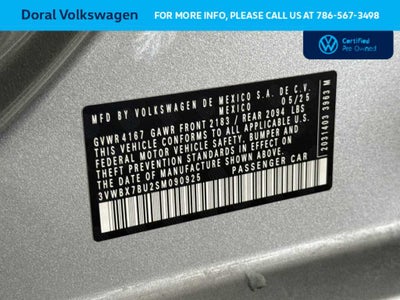 2025 Volkswagen Jetta Sport