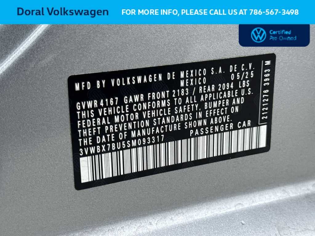 2025 Volkswagen Jetta Sport