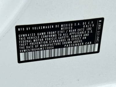 2019 Volkswagen Jetta SE