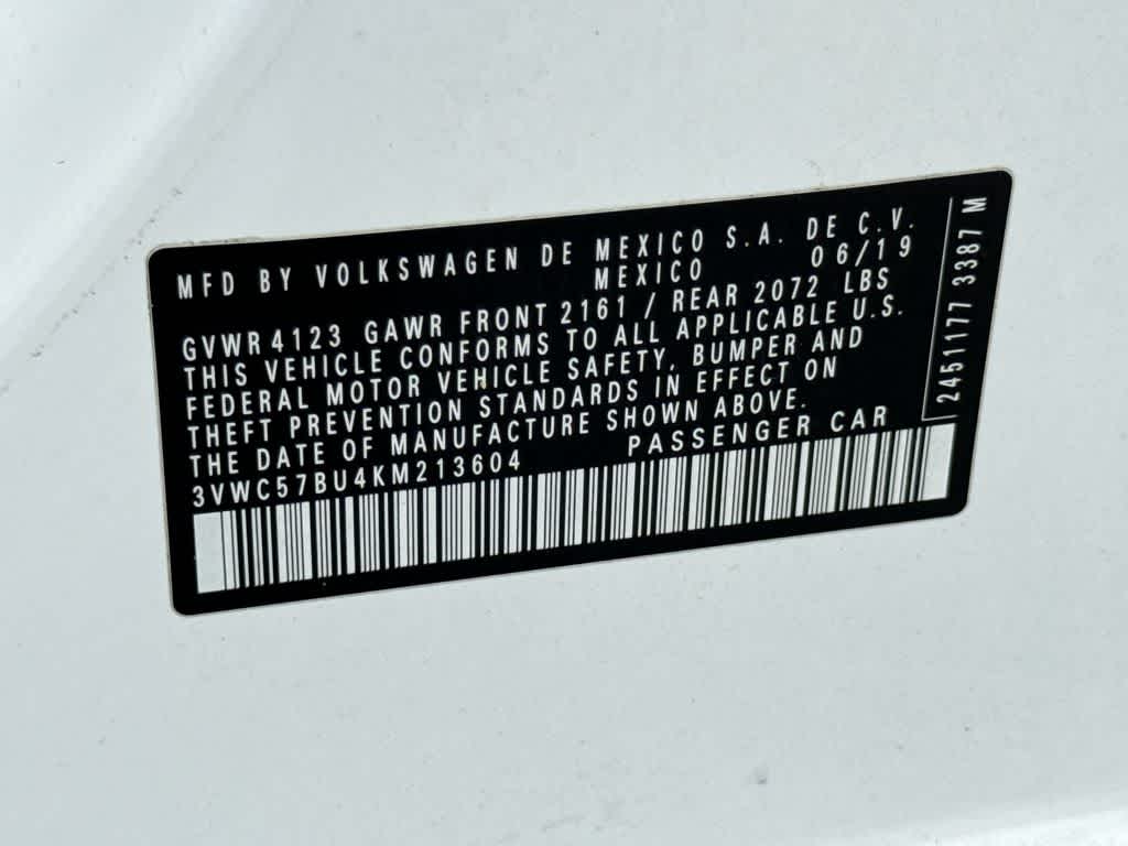 2019 Volkswagen Jetta SE