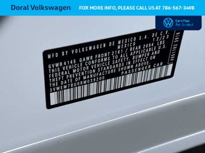 2024 Volkswagen Jetta SE