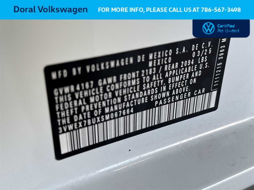 2025 Volkswagen Jetta SE