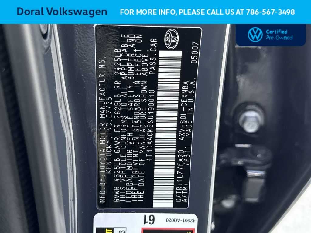 2025 Toyota Camry LE