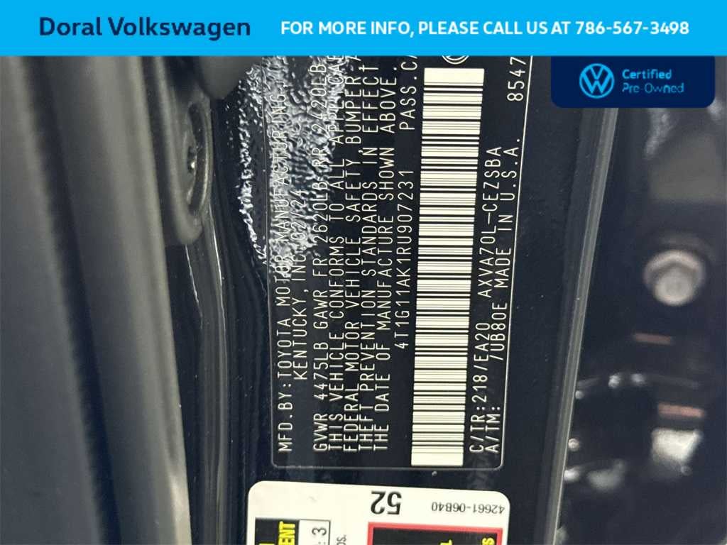 2024 Toyota Camry SE