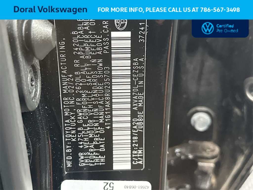 2024 Toyota Camry SE