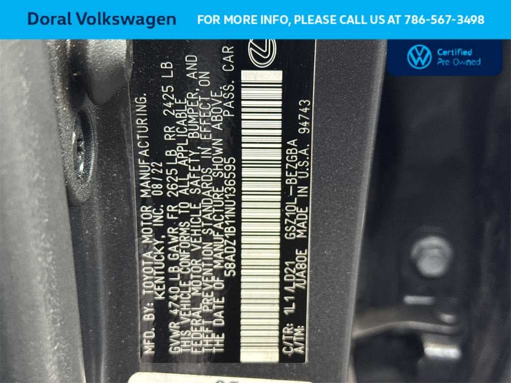 2022 Lexus ES ES 350