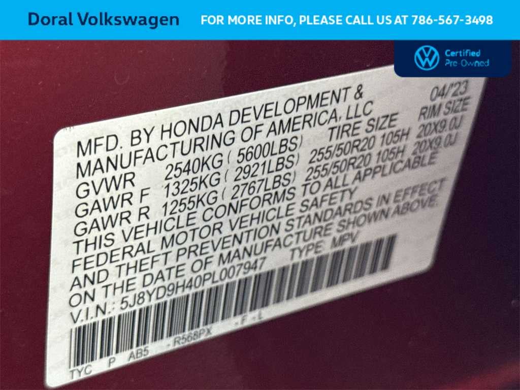 2023 Acura MDX w/Technology Package