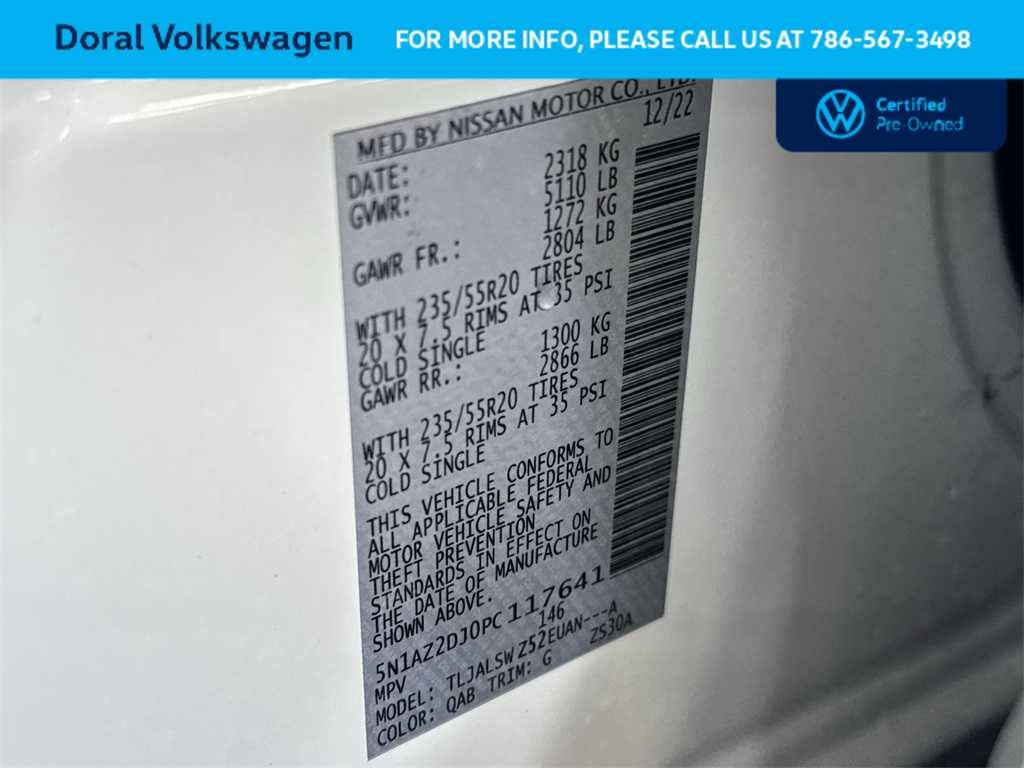 2023 Nissan Murano Platinum