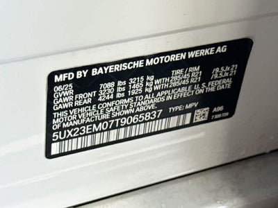 2026 BMW X7 xDrive40i xDrive40i