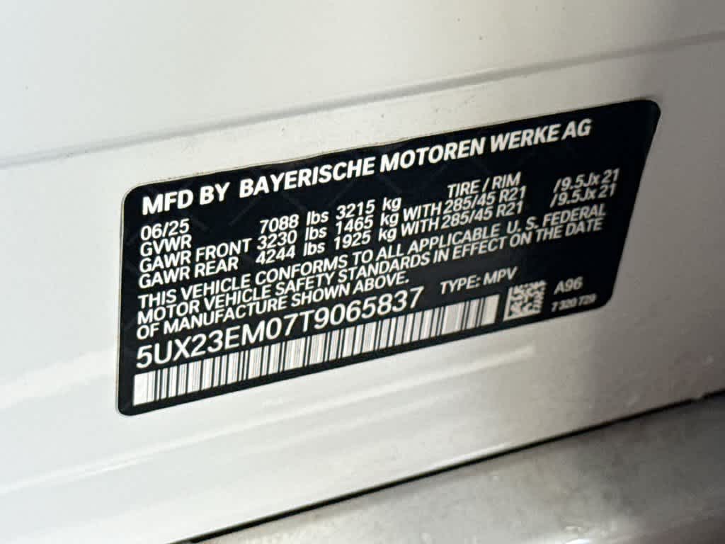 2026 BMW X7 xDrive40i xDrive40i