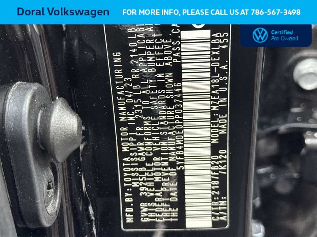 2023 Toyota Corolla LE