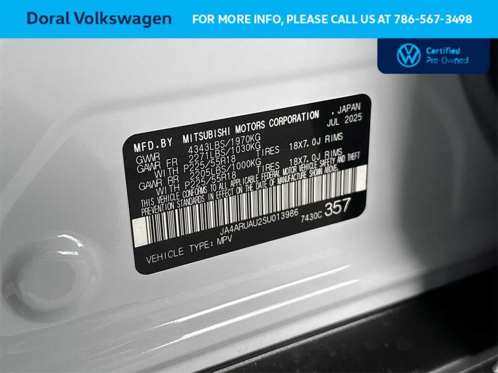 2025 Mitsubishi Outlander Sport SE