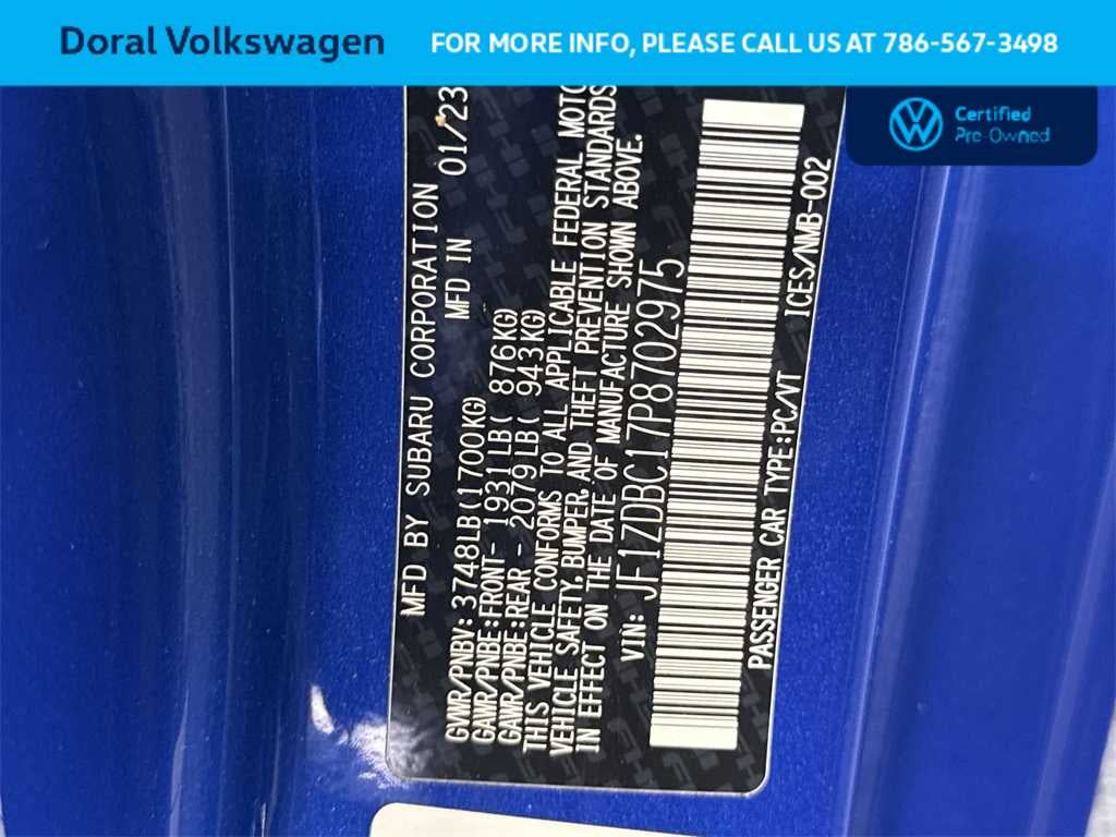 2023 Subaru BRZ Premium