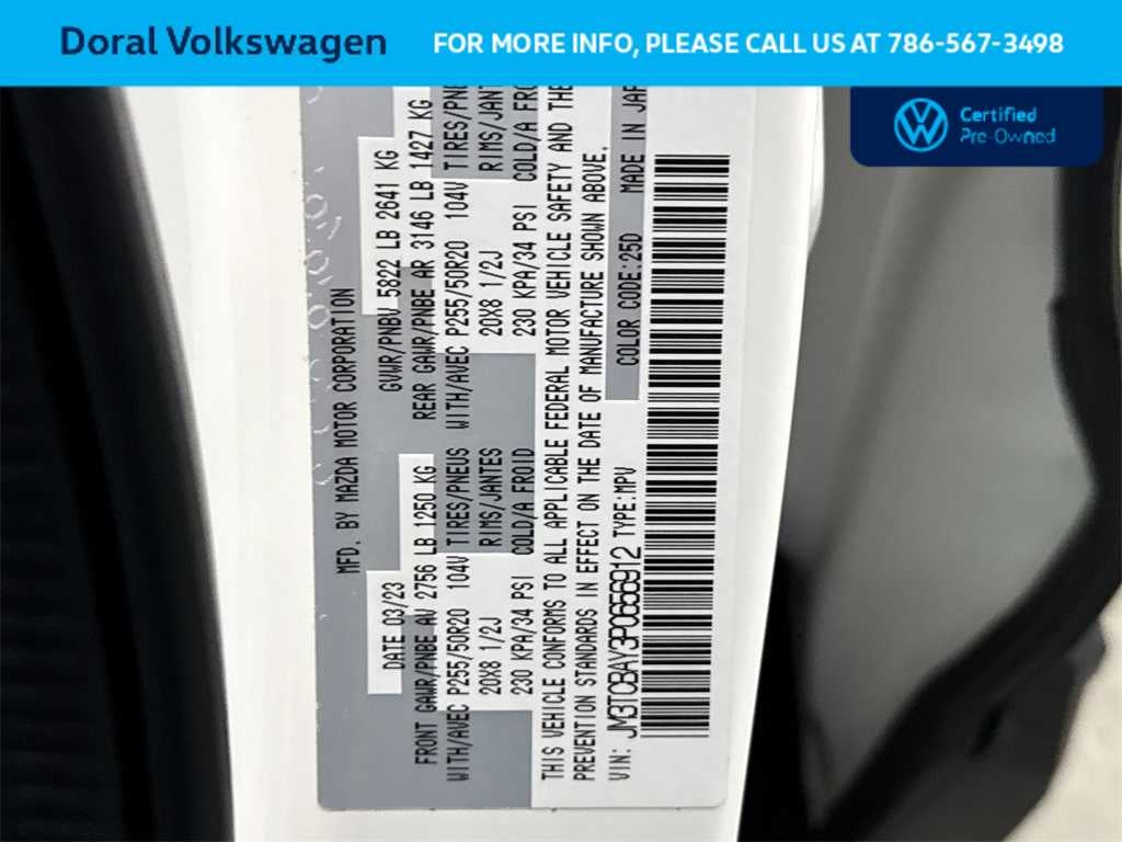 2023 Mazda Mazda CX-9 Touring Plus