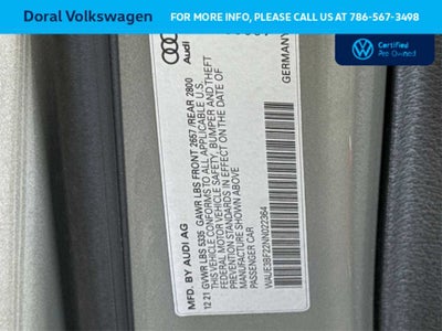 2022 Audi A6 Sedan Premium Plus