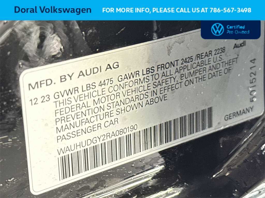 2024 Audi A3 Premium Plus