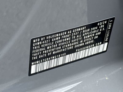 2026 Volkswagen Golf GTI S