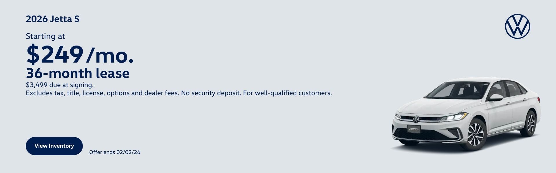 Jetta S lease