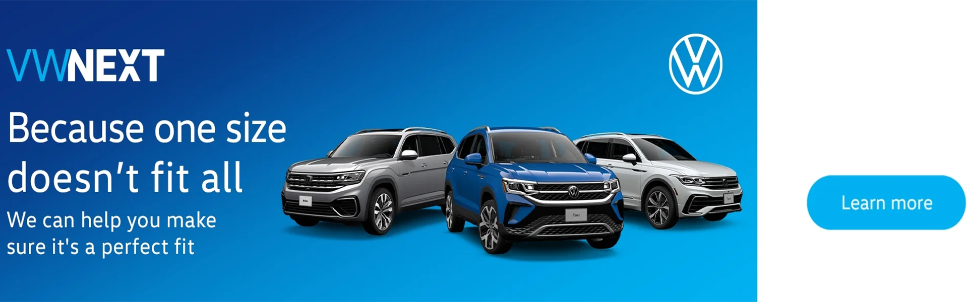 Because one size doesn't fit all